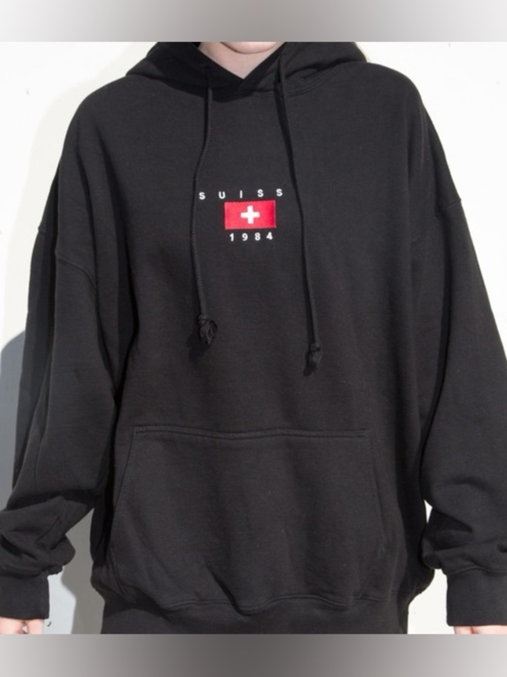brandy melville christy suisse 1984 hoodie